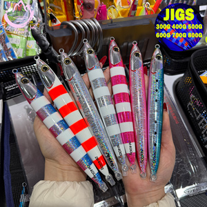 Señuelo de Pesca de Metal de 700g 800g para Pesca Lenta, Señuelo de Agua Salada para Pesca en Alta Mar, para Atún, Mero, Salmón, <span class=keywords><strong>Besugo</strong></span> y Pargo - Product Image 1