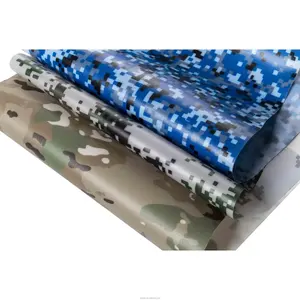 Chine 840D/1000D/2000D Sijiatex Double couche imperméable tissé Camo PVC bâches Textile industriel PVC tente tissu Fabricants