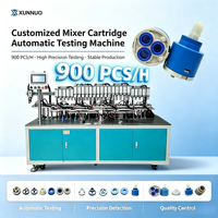 Machine d'essai de cycle de vie de cartouche de robinet à moteur contrôlée par PLC personnalisée XUNNUO, certifiée CE, PLC Delta 380V, garantie 1 an
