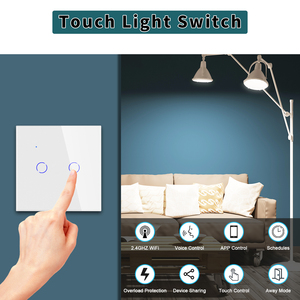 Bingoelec <span class=keywords><strong>precio</strong></span> al por mayor 500W vidrio templado interruptor de luz LED Smart Home enchufe de pared eléctrico - Product Image 2