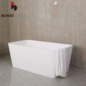 Bề Mặt Rắn Tấm Acrylic Bán Buôn Tùy Chỉnh Thực hiện Kích Thước Độc Đáo Châu Âu Ba Lan Lớn Đơn Lập Bồn Tắm Đá Nhân Tạo - Product Image 2