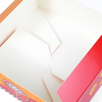 ZJPACK Qualité Alimentaire Biodégradable Logo Personnalisé Taille à emporter Emballage Alimentaire Poulet Frit/Gâteau/Bonbons Boîtes en papier