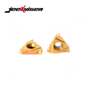 Jeekvisen 16ER 10W LDC Inserto de rosca de carburo Portaherramientas Revestimiento amarillo Insertos de roscado externo para máquina de torno Tipo de hierro fundido - Product Image 5