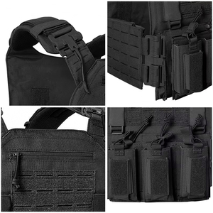Chaleco Táctico para Exteriores de Liberación Rápida, Chaleco de Caza Ajustable con Sistema Molle, Portaplacas Ligero para Entrenamiento - Product Image 4