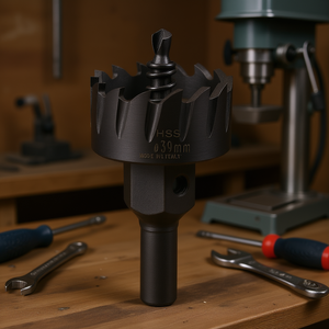 Lame de scie cloche HSS Ttake 39 mm fabriquée en Italie pour le perçage du bois et du métal - Product Image 3