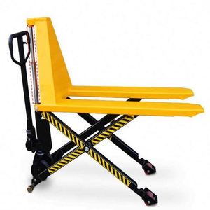 High Lift Pallet Truck Three Stage sealed Cylinder 1500kg High Lift Manual Pallet Truck Hydraulic Trolley Pallet Lifting Truck - Product Image 1