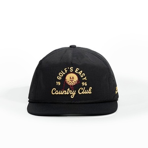 Gorras de Béisbol Deportivas OEM de 5 Paneles con Visera Plana, Cierre a Presión y Bordado de Nailon, Gorras con Logotipo Personalizado - Product Image 3