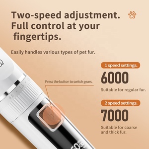 Potente Tosatrice Professionale per <span class=keywords><strong>Animali</strong></span> Domestici, Macchina Ricaricabile Senza Fili per Rimozione Peli di Cani - Product Image 4