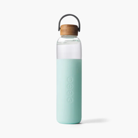 Bouteille d'eau en verre personnalisée écologique Gobelets d'eau potable à chaud Bouteilles d'eau en borosilicate personnalisées