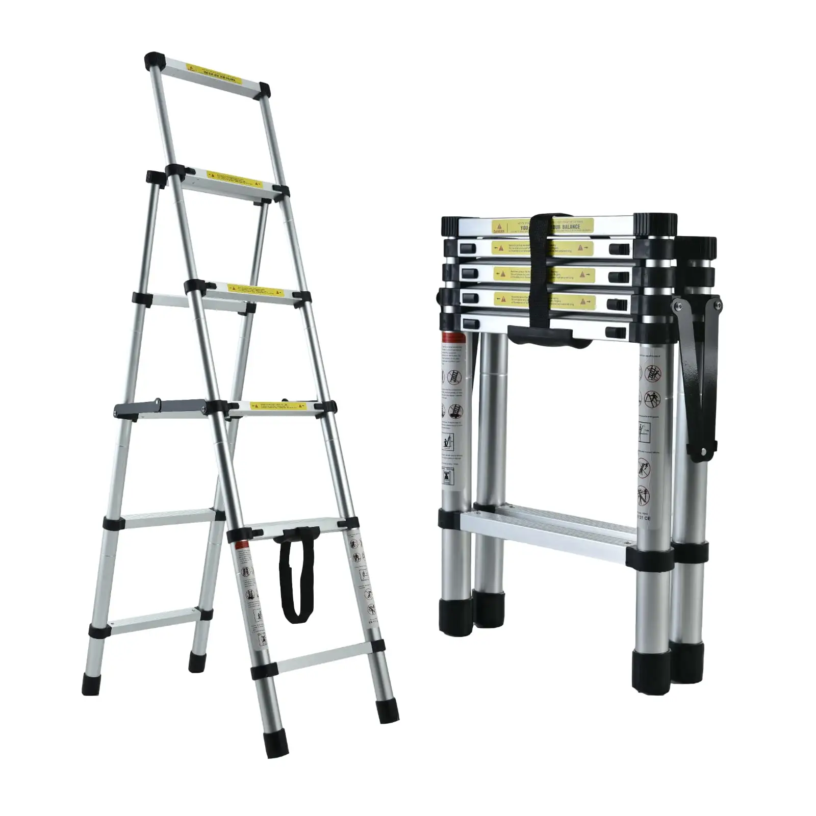 Prima Suitable Price New Trend Telescopic Manul Aluminium Ladder Foldable Plegable Ladders