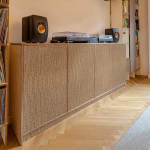 ORON DECO Carta da Parati in PVC Effetto Lino 3D, Rotoli di Carta da Parati Autoadesiva, Adesivi Murali per Interni, Decorazione Casa, Basso MOQ - Product Image 6