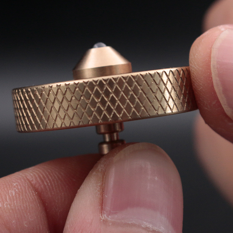 Оптовая продажа, ручной Спиннер на заказ, Спиннер для пальцев, металлический гироскоп, крутая упаковка, беспокойство, спасение, латунь, легкая детская игра, игрушка для подарков