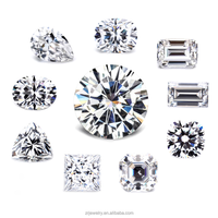 TELULA Vente en gros Usine Pierres de Moissanite VVS 1 carat en vrac Blanches Multi-coupes Certifiées pour la Fabrication de Bijoux