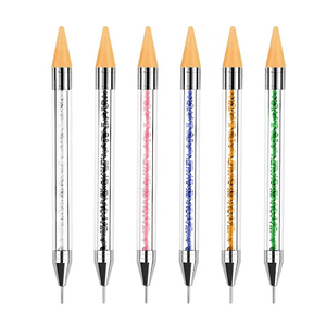 Kit de Pluma para Colocar Gemas Dentales con 14 cm de Longitud, 6 Colores, Material Acrílico, para Uso en Casa y Salón - Product Image 1