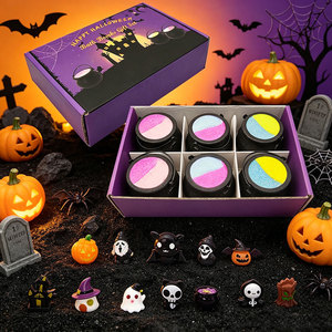 Coffret Cadeau de Bombes de Bain d'Halloween – Forme de Chaudron de Sorcière de Dessin Animé – Bombes de Bain Naturelles Faites à la Main pour le Bain - Product Image 4