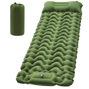 Self <b>Inflating</b> Camping Air Mattress Foot Pump TPU Ultralight Sleeping Mat TPU Folding Sleeping Pad for Hiking Tent Outdoor - Product Image 1