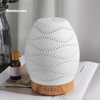 Diffuseur d'arômes Aromacare 100 ml, boules rondes en céramique blanche Signature Stone, globe en céramique