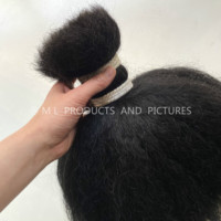 Cheveux de Yak vierges 2026, Cheveux de queue de Yak, Couleur noire naturelle, 10''-12'', Commande d'échantillon 100g