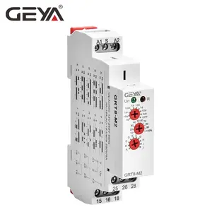 GEYA GRT8-M2 10 Functions Time Relay Time Switch On Delay Off Delay Cycler 2 Output Multifunction Relay