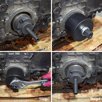 Outil d'extraction et d'installation de joints d'huile avant/arrière du vilebrequin MT-Tools en acier pour BMW N20 N42 N45 N46 N52 N53 N54 N55