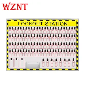 Multiple Combinations Open Industrial Safety Lock Out Tag Out Loto Lockout Tagout Station Plate