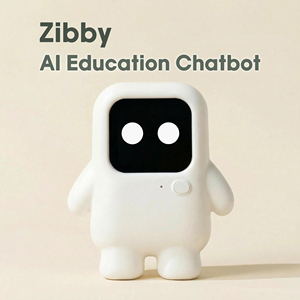 Zibby <span class=keywords><strong>Robot</strong></span> Intelligente 4G con Chatbot AI |   Giocattoli Educativi AI per Bambini con Schermo Touch, Wi-Fi, ChatGPT, Scheda SIM e Servizio OEM - Product Image 1
