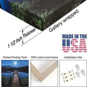 Looife Modern 12x16 Inch Single Panel <strong>Peacock</strong> Branch Canvas Print Wall Art Framed Picture <strong>Painting</strong> For Home Decor For Living - Product Image 5