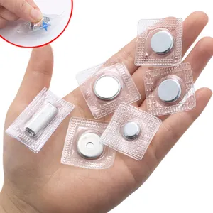 Fuerte costura ropa imán coser en botón PVC invisible oculto magnético Snap