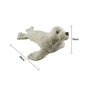 Peluche de phoque réaliste, jouet en peluche animal marin de simulation, coussin doux pour enfants, cadeaux et décoration intérieure - Product Image 5