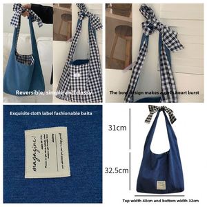 Mochila de Doble Cara con Estampado Vaquero de Moda, Bolso de Hombro Grande y Versátil, Bolso Tote Minimalista para el Trabajo - Product Image 3