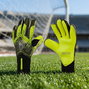 Gants de gardien de but en caoutchouc haute densité de qualité supérieure, nouvelle arrivée, meilleur choix pour les joueurs de football, vêtements de football en silicone de haute qualité - Product Image 3