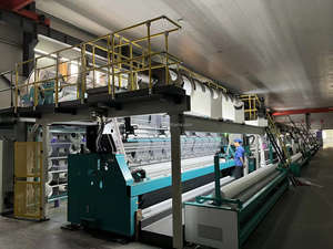 च RSMSUS-G/एचजी द्विएक्सियल वेफ्ट सम्मिलन ग्लास फाइबर जियोग्रिड रासशेल वार्प बुनाई मशीन - Product Image 3