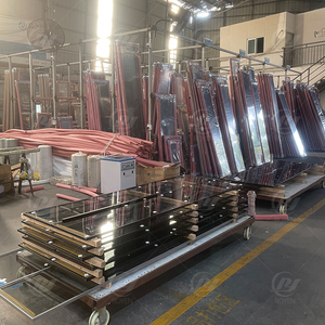 Perfil de Aluminio Cuadrado Anodizado 6063-T5 Industrial Personalizado de <span class=keywords><strong>Royen</strong></span> para Puertas de Armario de Vidrio Modernas y Delgadas y Decoraciones - Product Image 6