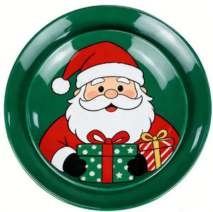 Plato <span class=keywords><strong>de</strong></span> Melamina con Diseño <span class=keywords><strong>de</strong></span> Reno Rojo para la Cena, Plato Principal y Platos <span class=keywords><strong>de</strong></span> Ensalada para la Fiesta <span class=keywords><strong>de</strong></span> Navidad - Product Image 3