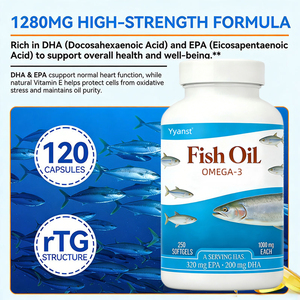 Fórmula OEM/ODM de alta resistencia que apoya la salud ocular e inmunitaria, rica en EPA, DHA, aceite de pescado omega 3 en cápsulas blandas, con porciones personalizadas. - Product Image 5
