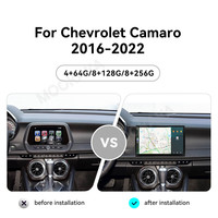 Autoradio tactile MOOKAKA 11,6 pouces pour Chevrolet Camaro 2016-2025, dernier modèle Android Auto, stéréo multimédia, GPS, lecteur vidéo