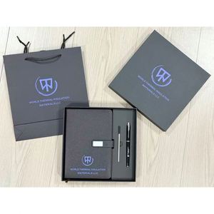 Libreta de Direcciones Multifuncional A5 de Lujo con Logotipo Personalizado, Agenda de Papel con Bolígrafo, Cubierta de Cuero Repujado para Educación - Product Image 5