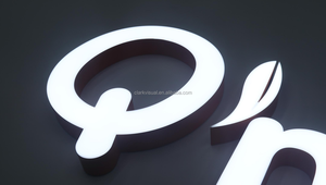 Lettres en relief LED personnalisables, enseigne de magasin 3D avec bandes LED pour hôtels, bars, centres commerciaux et publicité d'entreprise - Product Image 6