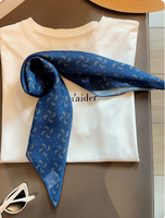 Foulard carré en coton à motif cachemire bleu, bandana, nappe de pique-nique, de camping, ou de décoration extérieure, ou toile de fond photo, ou serviette