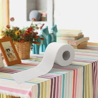 Papier toilette jetable en rouleaux jumbo, doux, biodégradable, en pâte de bois, sûr pour les fosses septiques, personnalisable OEM, vente en gros