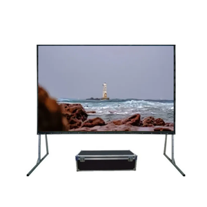 Pantalla de Proyección Portátil de Plegado Rápido de 100 120 150 200 Pulgadas - Fácil Instalación, Tela Blanca HD para Noches de Cine al Aire Libre - Product Image 3