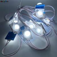 DC12V ABS matériel unique 1 led 1.5W 2W modèle 3000K 4000K 6000K blanc vue latérale injection led module pour double boîte à lumière latérale