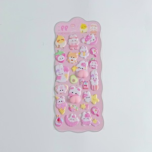Coque de téléphone 3D souple à motif de dessin animé mignon, autocollants gonflés, autocollants en relief pour scrapbooking, autocollants <span class=keywords><strong>bulle</strong></span> pour bouteille d'eau, autocollants chat en relief, autocollants décoratifs Kawaii pour enfants - Product Image 6