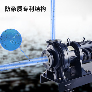 Teflon Lined Magnetic <b>Pump</b> 40-80mm Centrifugal Chemical <b>Pump</b> For Sewage And Impurity Transfer 220V 380V Horizontal Single - Product Image 4