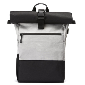 Custom Fashion Recycled Plastic Bottles Expandable <b>Roll</b> <b>Top</b> <b>Waterproof</b> Trendy <b>Backpack</b> With Laptop Pocket <b>Backpack</b> - Product Image 1