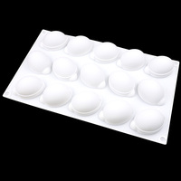 194 15-Loch Zitronenförmige Silikon-Kuchenform Handgemachte DIY-Seifenform Wiederverwendbar Leicht zu Entformen BPA-frei Puddingform Kerzendekoration
