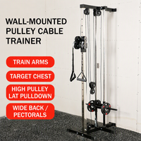 Système de poulies doubles réglables pour machine de tirage vertical, station de câbles de musculation pour entraînement de fitness
