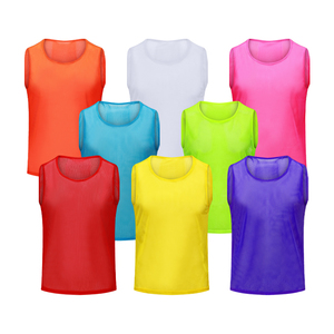 عرض خاص كرة القدم البوليستر تنفس مخصص كرة القدم فضفاضة وpinnies شبكة لكرة القدم - Product Image 3