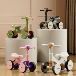 รถสามล้อเด็กซินเป่าซี 4 ล้อ ป้องกันการพลิกคว่ำ น้ำหนักเบา ไม่มีแป้นเหยียบ สำหรับเด็กอายุ 4-6 ปี ใช้ได้ทั้งเด็กชายและเด็กหญิง - Product Image 1