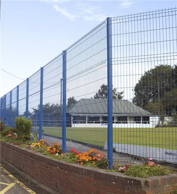 Fast supply speed garden fencing pvc coated galvanized welded 3d bending curved wire mesh fence